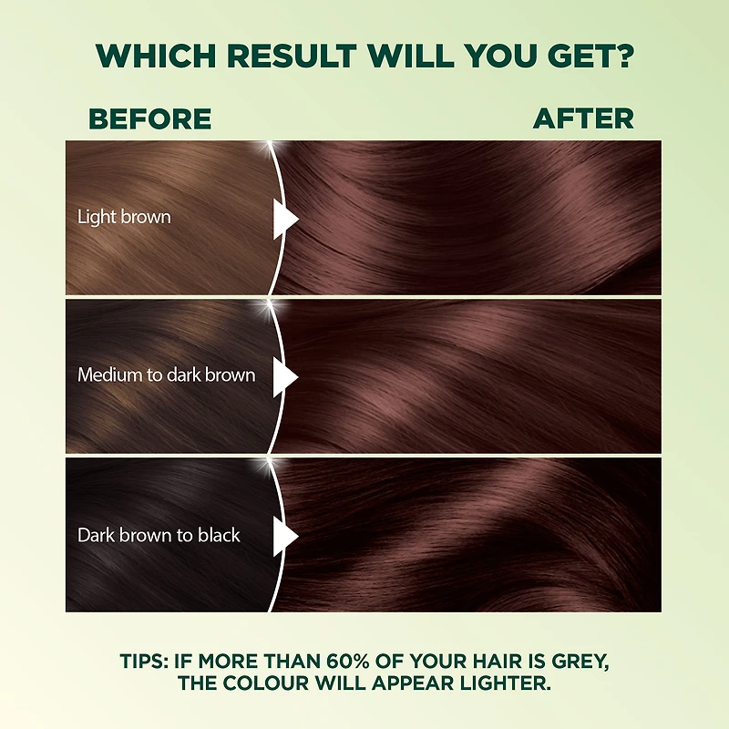 Garnier Nutrisse Ultra Crème Permanent Hair Dye, 100% Grey Coverage, Natural Hair Colour with Avocado Oil, 1 Application