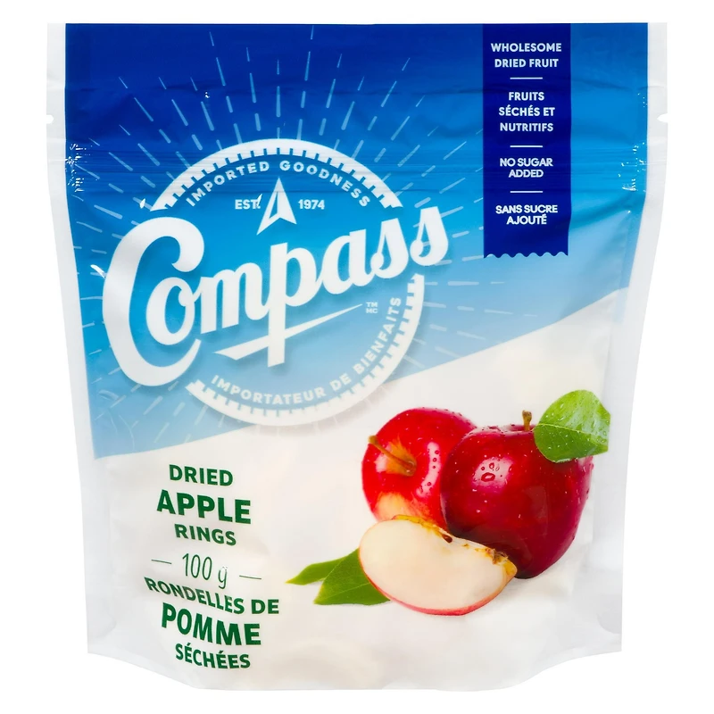 Compass Dried Apple Rings
