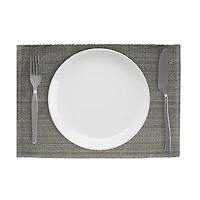 Fabstyles Casual Classic Cotton Placemats Set of 6 Machine Washable Heavyweight Table Mats