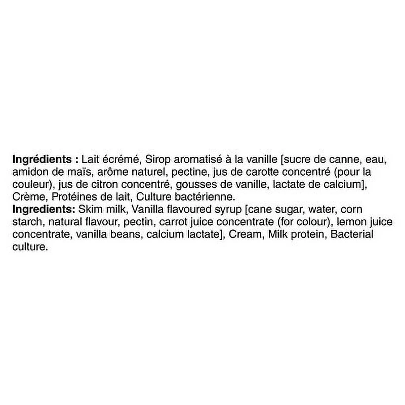 Liberté Greek 5% Extra Creamy Yogurt, Vanilla Bean, High Protein, 650g