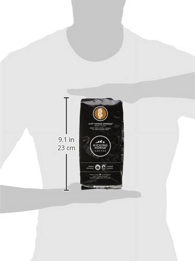 Kicking Horse Coffee - Cliff Hanger Espresso - Medium Roast, Whole Bean