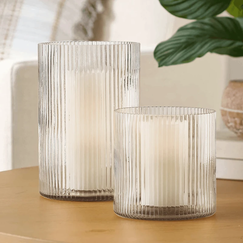 Better Homes and Gardens Glass Hurricane Medium Clear