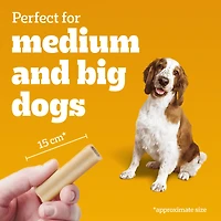 PEDIGREE Jumbone Adult Dog Treats – For Small & Medium Dogs - Beef Flavour – 2 Chews
