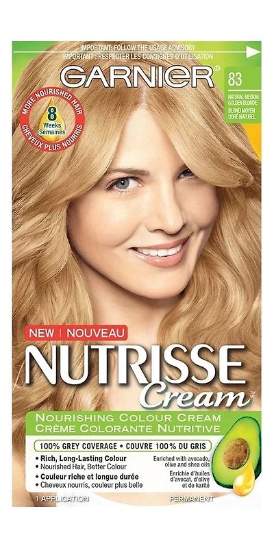 Garnier Nutrisse Ultra Crème, Coloration Permanente, Longue-Durée, 1 unité