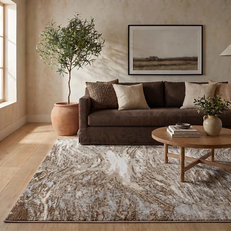 Rug Branch Sakarya Collection Abstract Modern Wave Indoor Area Rug