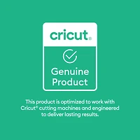 Vinyle économique Cricut™ de 30,5 cm × 3 m (12 po × 10 pi), rouge