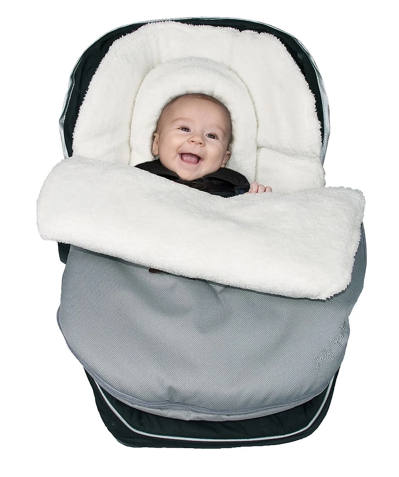 Jolly Jumper Cuddle Bag with Removable Cover | Proudly Canadian Company | PTPA Award-Winning Fleece-Lined, Water-Resistant Baby Travel Bag | Dual Zippers & Car Seat Harness Compatible