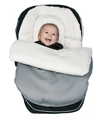Jolly Jumper Cuddle Bag with Removable Cover | Proudly Canadian Company | PTPA Award-Winning Fleece-Lined, Water-Resistant Baby Travel Bag | Dual Zippers & Car Seat Harness Compatible
