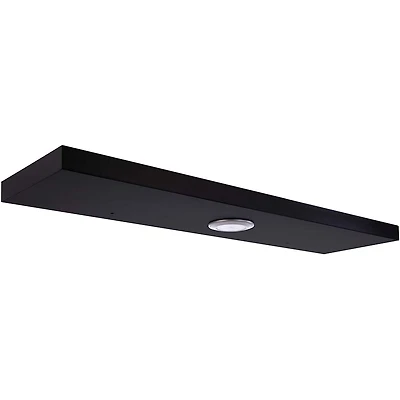 kieragrace Stockholm étagère flottante Aberg avec lumière à DEL – Noire, 91,44 cm (36 po), finition mate