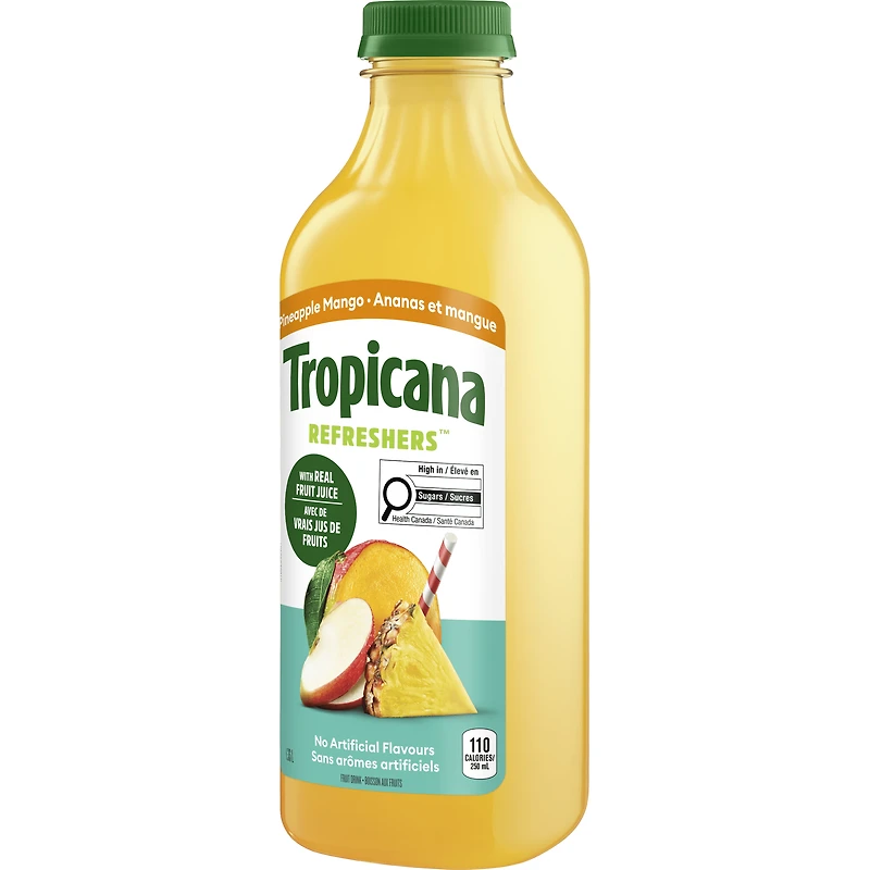 Tropicana Pineapple Mango Fruit Beverage, 1.36L
