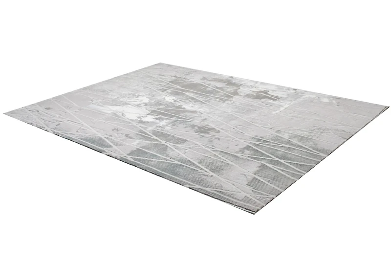 RUG BRANCH Oasis Abstract Scandinavian Grey Blue Indoor Area Rug