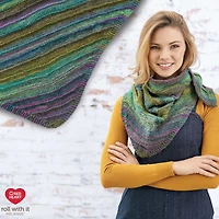 Red Heart® Roll with it melange™ #4 Worsted (Medium) Acrylic Yarn, 5.29oz/150g 389 Yards
