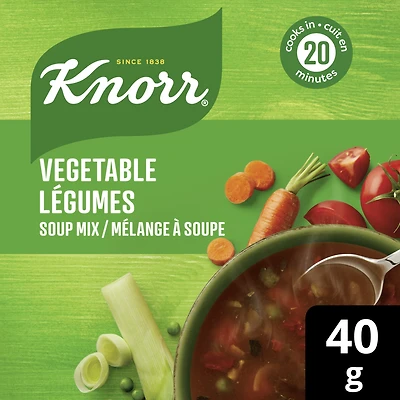 Knorr Vegetable Soup Mix, No Artificial Flavours, Quick & Easy Dinner, 40 g