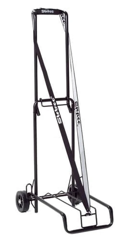 Stebco Deluxe Travel Cart in Black, 125 Lbs Capacity