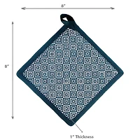Cotton Pot Holder Geometric - Set of 2