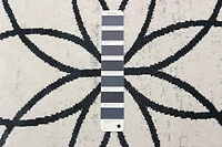 ECARPET Washable Floral Area Rug & Runner for Bedroom, Living Room, Kids Hallway
