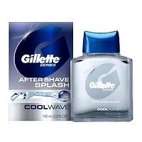 Gillette Series After Shave Splash for Men, Refresh and Moisturize, Cool Wave Scent, 100 ml