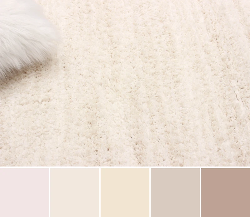 ECARPET Yeti Contemporary/Modern, Plush & Shags Area Rug for Living Room, Bedroom, Dining Room, Entrance, Hallway and More.