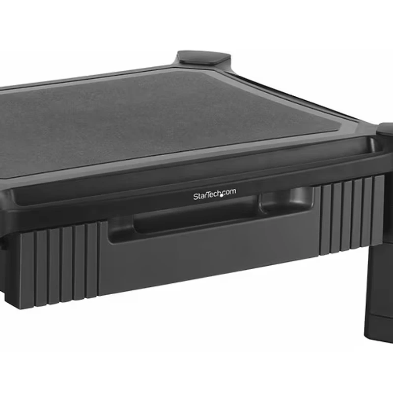 Startech Adjustable Monitor Riser, Drawer, Monitors up to 32" (22lb/10kg), Adjustable Height, Monitor Stand, Computer Monitor Riser