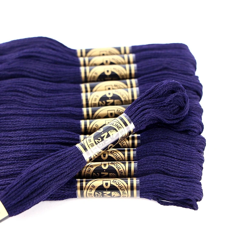 DMC 6-Strand Cotton Embroidery Floss 8 m (8.7 yd) #939 Very Dark Navy Blue