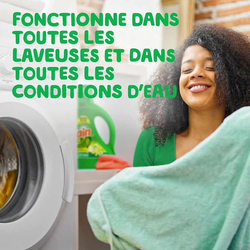 Gain Liquid Laundry Detergent, Original Scent, 1.24 L, 32 loads, Freshness + Odour Fighting, High efficiency washing machine iquid cleaning soap