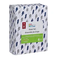 Mainstays Kids Printed Easy Wash Soft-Microfiber Sheet Set