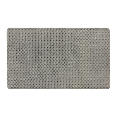 Tapis de bain en mousse à mémoire de forme en coton doux Signature Better Homes & Gardens,argent doux, 20" x 34"