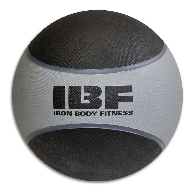 Iron Body Fitness Deluxe Rubber Medicine Ball Set, 8 lb and 15 lb Training Balls