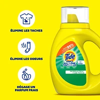 Tide Simply All-In-One Liquid Laundry Detergent, Daybreak Fresh Scent, 946 mL, 24 Wash Loads