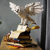 LEGO Harry Potter Hogwarts Icons - Collectors' Edition, 20th Anniversary Collectable Model with 3 Exclusive Golden Minifigures: Dumbledore, McGonagall and Hagrid, Fun Harry Potter Activity, 76391