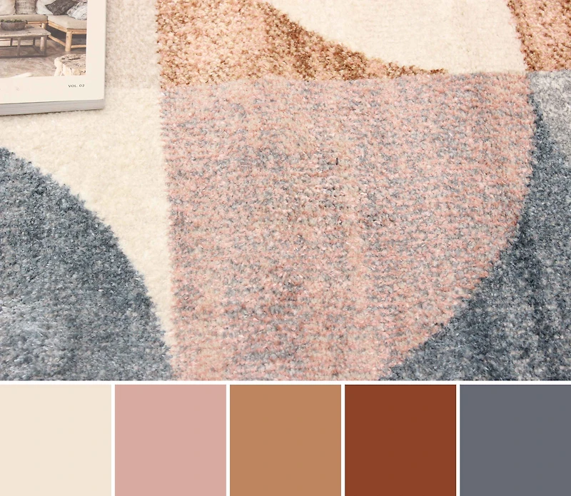 ECARPET Bennett Contemporary/Modern Area Rug for Living Room, Bedroom, Dining Room, Entrance, Hallway and More.