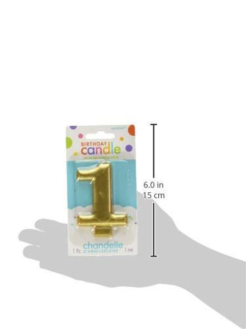 CANDLE #1 GOLD