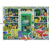RoseArt - Soft Touch 1000-Piece - Cat Flowers - Adult Interlocking Puzzle
