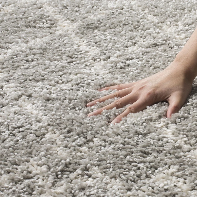 SAFAVIEH Berber Avery Geometric Diamonds Shag Area Rug