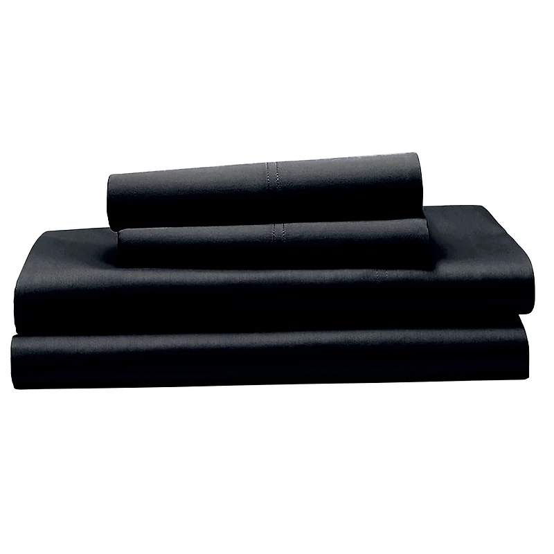 Hometrends 300 TC Brushed Percale Flat Sheet