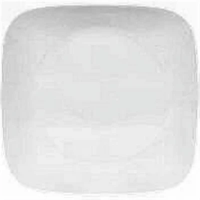 Corelle Pure White 9" Square Glass Salad Plate