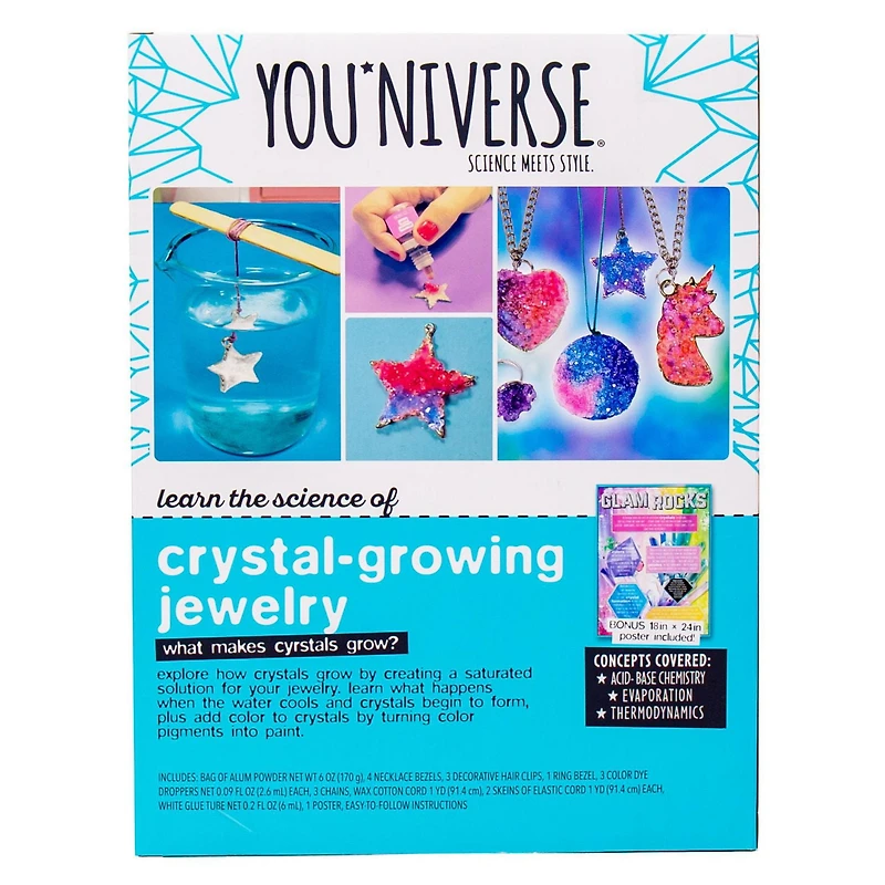 Crystal-Growing Jewelry