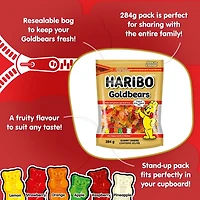 Haribo Goldbears, refermable, sans colorants artificiels