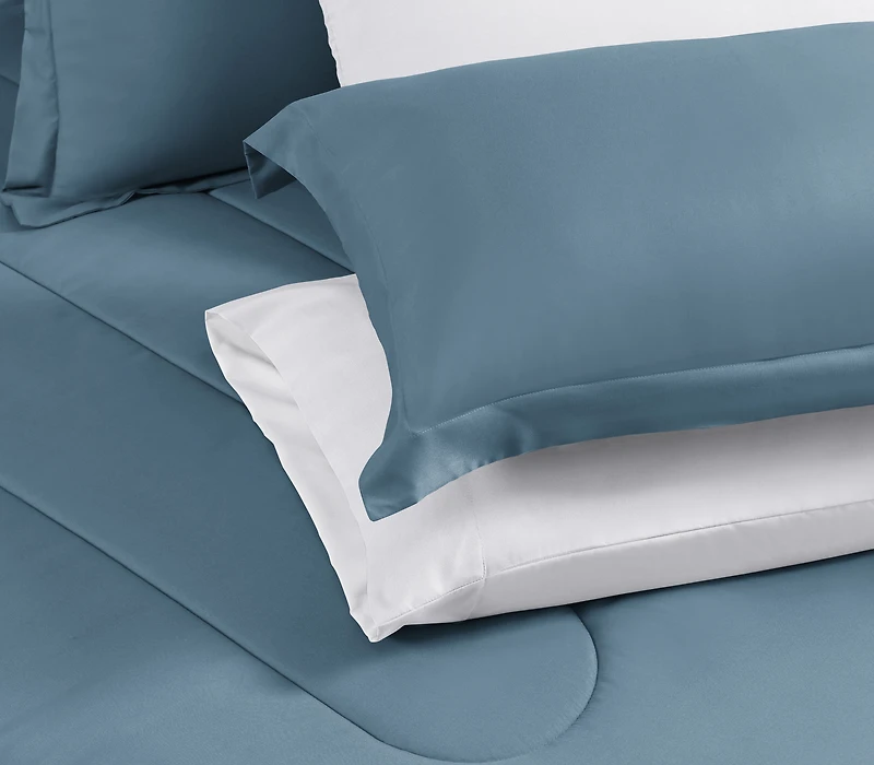 Swift Home Luxury 6 Piece Bed in a Bag, All Season Complete Bedding Set, Twin/ Twin XL