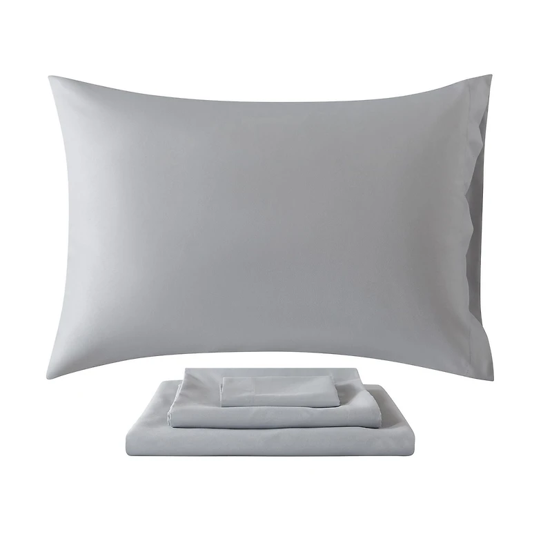Mainstays All in One Reversible Comforter and Sheet Set, 7-Piece, Full