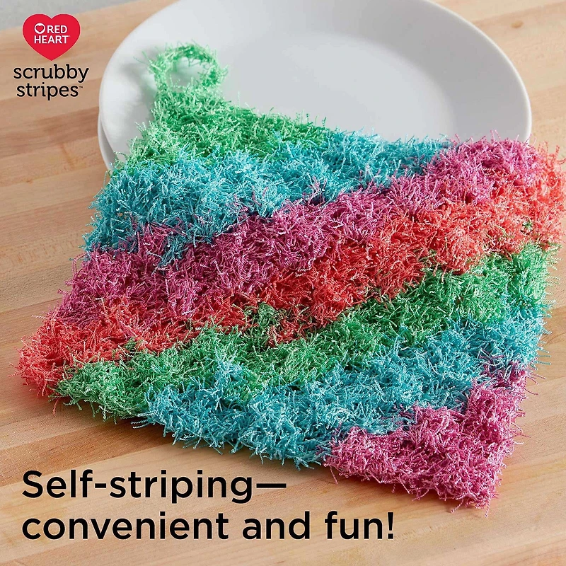 Red Heart® Fil Scrubby™, Polyester #4 Moyen, 3,5oz/100g