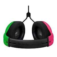 Casque PDP Gaming LVL40 Wired Stereo Gaming avec micro antibruit : Nintendo Switch - Rose & Vert