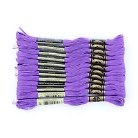 DMC Purple Cotton 6-Strand Embroidery Floss Skein, 8 m (8.7 yd)