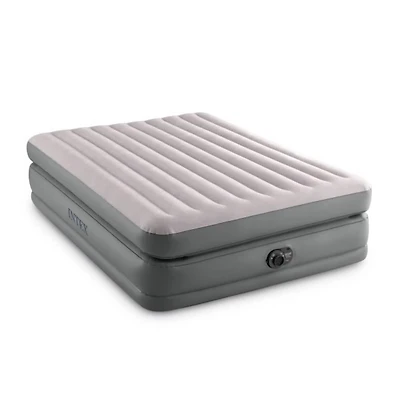 Matelas Gonflable Intex Queen 20" Comfort Elevated, Matelas Gonflable avec Construction Fiber-Tech et Pompe Intérieure