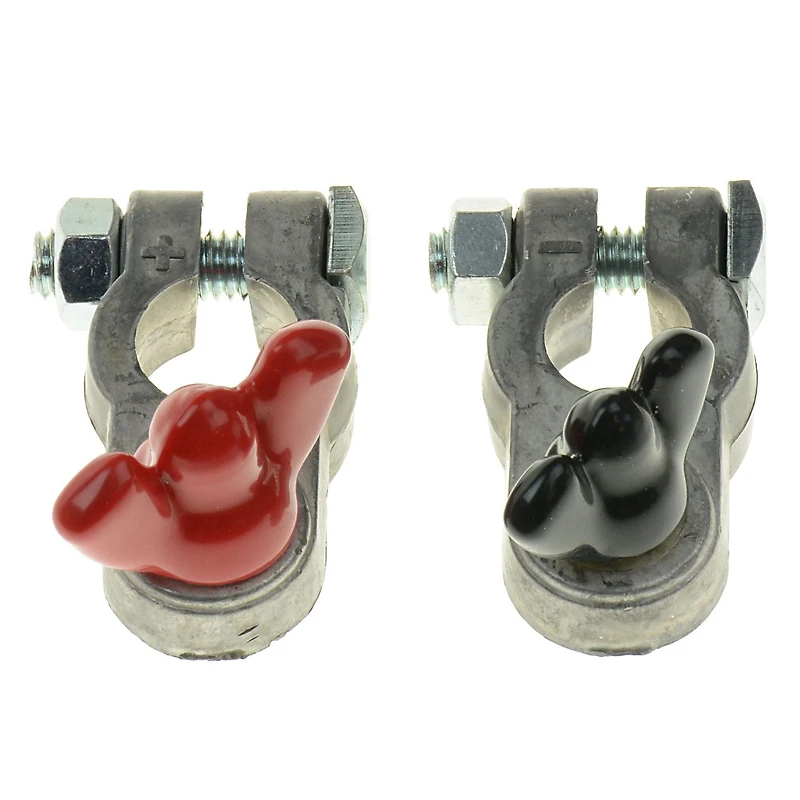 Battery Terminal Clamp Connectors, Pair of Battery Terminals Clamps for Car, Marine, Boat, RVs & Other Vehicles