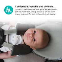 bblüv - Pilö - Ergonomic Baby Headrest (Pearl White)