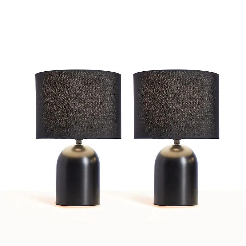 2pk lampes tactiles Belle Anko, Noir