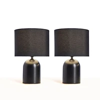 2pk lampes tactiles Belle Anko, Noir