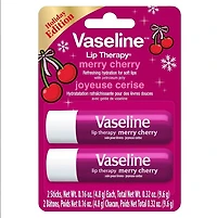 Vaseline® Soin pour les Lèvres Édition Limitée Joyeuse Cerise, Hydratation Longue Durée pour des Lèvres Douces et Lisses