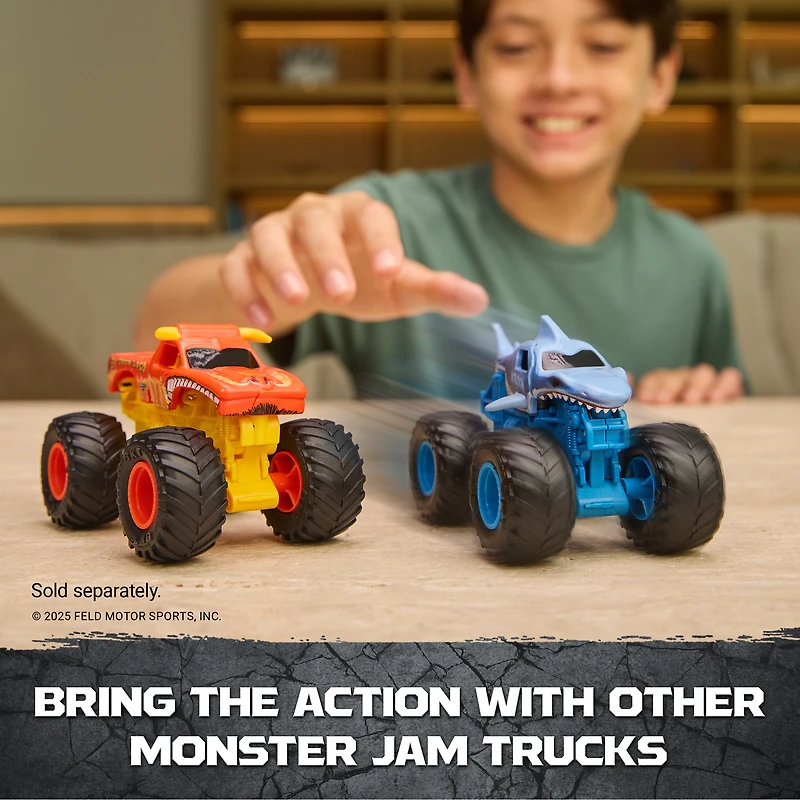 Monster Jam Smash & Bash Crash Course Playset, 16" Tower with 1:64 Monster Truck for Kids Ages 3 and up